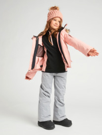 3 Meade - Chaqueta snow con aislante para Chicas Rosa ERGTJ03143 Roxy