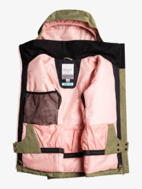 0 Presence Parka - Insulated Snow Jacket for Girls Beige ERGTJ03149 Roxy