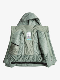 1 Meade - Veste de snow pour Filles 8-16 ans Vert ERGTJ03175 Roxy