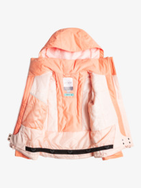 1 Free Jet - Snow Jacket for Girls 8 - 16 Pink ERGTJ03177 Roxy