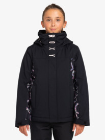 3 Galaxy - Schneejacke für Mädchen 8 - 16 Schwarz ERGTJ03179 Roxy