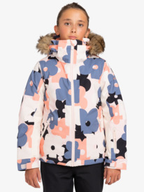 3 Roxy Pie - Snow Jacket for Girls 8 - 16 Pink ERGTJ03180 Roxy