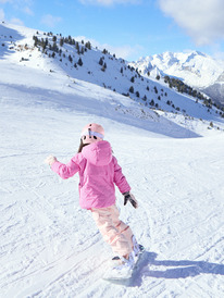 3 Radiant Lines Overhead - Chaqueta para Nieve para Chicas (8 - 16 años) Rosa ERGTJ03182 Roxy