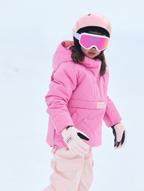 1 Radiant Lines Overhead - Snow Jacket for Girls 8 - 16 Pink ERGTJ03182 Roxy