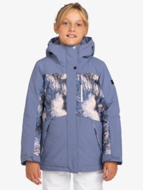 3 Dawnrae - Snowboardjack in parkastijl voor Meisjes 8-16 Blue ERGTJ03184 Roxy