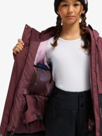 9 Dawnrae Parka - Chaqueta técnica snow para chicas 8-16 Rojo ERGTJ03190 Roxy