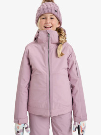0 Meade 10K - Technisch Snowjack voor Meisjes 8-16 Pink ERGTJ03196 Roxy