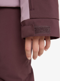 7 Free Jet Block 10K - Funktionelle Snow-Jacke mit Kapuze für Mädchen 8-16 Rosa ERGTJ03197 Roxy