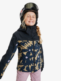 1 Free Jet Block - Chaqueta técnica snow para chicas 8-16 Beige ERGTJ03197 Roxy
