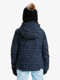 3 Roxy Jetty - Technical Snow Jacket for Girls 8-16 Black ERGTJ03199 Roxy