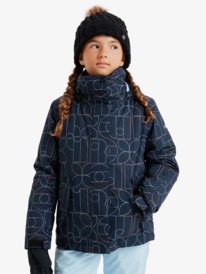 1 Roxy Jetty - Technical Snow Jacket for Girls 8-16 Black ERGTJ03199 Roxy