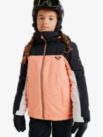 1 Galaxy - Technical Snow Jacket for Girls 8-16 Orange ERGTJ03200 Roxy