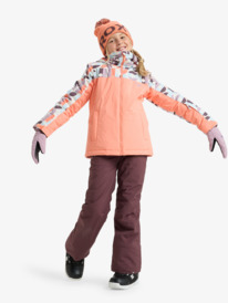 5 Galaxy - Technical Snow Jacket for Girls 8-16 White ERGTJ03200 Roxy