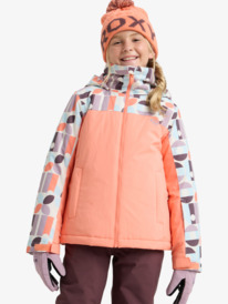 1 Galaxy - Technical Snow Jacket for Girls 8-16 White ERGTJ03200 Roxy