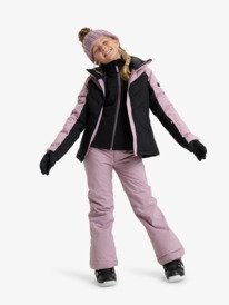 4 Snowsylva 10K - Veste de snow technique pour Fille 8-16 ans Noir ERGTJ03202 Roxy