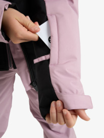 5 Snowsylva 10K - Veste de snow technique pour Fille 8-16 ans Noir ERGTJ03202 Roxy