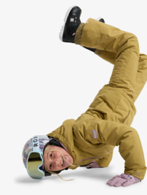 4 Snowsylva 10K - Veste de snow technique pour Fille 8-16 ans Beige ERGTJ03202 Roxy