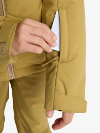 5 Snowsylva 10K - Veste de snow technique pour Fille 8-16 ans Beige ERGTJ03202 Roxy