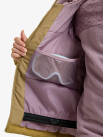 8 Snowsylva 10K - Veste de snow technique pour Fille 8-16 ans Beige ERGTJ03202 Roxy