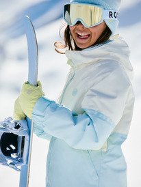 1 Hekla Ice 10K - Technisch Snowjack voor Meisjes 8-16 White ERGTJ03204 Roxy