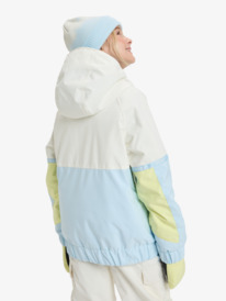3 Hekla Ice 10K - Funktionelle Snow-Jacke mit Kapuze für Mädchen 8-16 Weiss ERGTJ03204 Roxy