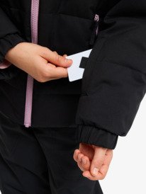 7 Snowyhill Puffy 10K - Technical Snow Jacket for Girls 8-16 Black ERGTJ03205 Roxy