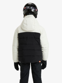 3 Snowyhill Puffy 10K - Veste de snow technique pour Fille 8-16 ans Blanc ERGTJ03205 Roxy