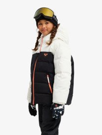 9 Snowyhill Puffy 10K - Technical Snow Jacket for Girls 8-16 White ERGTJ03205 Roxy