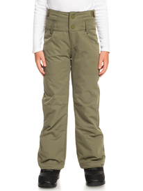 0 Diversion - Geïsoleerde Snowbroek voor Meisjes Beige ERGTP03042 Roxy