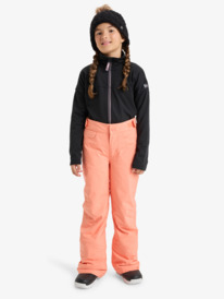 2 Backyard Girl 10K - Technische Snowbroek voor Meisjes 8-16 Orange ERGTP03059 Roxy