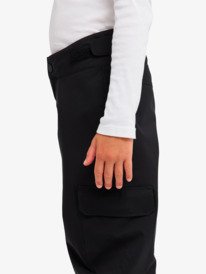 roxy, Banky Ice Girl - Technical Snow Pants for Girls 8-16, TRUE BLACK (kvj0) 2 Banky Ice Girl - Technical Snow Pants for Girls 8-16 Black ERGTP03060 Roxy