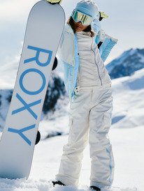 0 Banky Ice Girl - Pantalon de snow technique pour Fille 8-16 ans Blanc ERGTP03060 Roxy