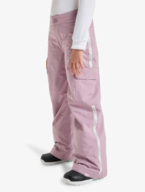2 Banky Ice Girl - Technical Snow Pants for Girls 8-16 Pink ERGTP03060 Roxy