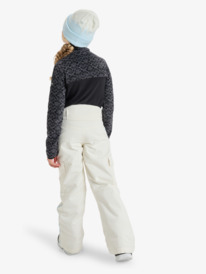 4 Banky Ice Girl - Pantalon de snow technique pour Fille 8-16 ans Blanc ERGTP03060 Roxy