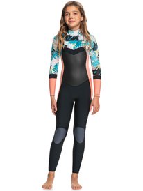 0 4/3mm Syncro - Chest Zip Wetsuit for Girls  ERGW103043 Roxy
