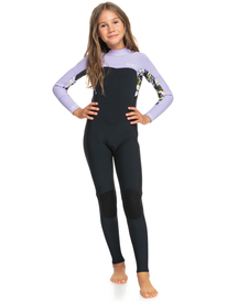 0 4/3mm Swell Series 2022 - Haut en néoprène back zip pour Fille Noir ERGW103057 Roxy