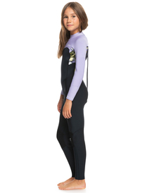 1 4/3mmSwell Series 2022 - Back Zip Wetsuit for Girls 8-16 Black ERGW103057 Roxy