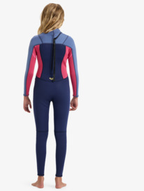 7 3/2mm Prologue - Back Zip Wetsuit for Girls 8 - 16 Blue ERGW103068 Roxy