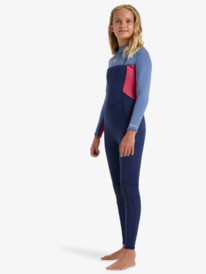 2 3/2mm Prologue - Back Zip Wetsuit for Girls 8 - 16 Blue ERGW103068 Roxy