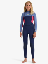 6 3/2mm Prologue - Wetsuit met een Achterrits voor Meisjes 8-16 Blue ERGW103068 Roxy