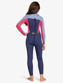 5 4/3mm Prologue - Back Zip GBS Wetsuit for Girls 8 - 16 Blue ERGW103069 Roxy