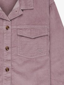 2 Mint Sea - Vestido mini com colarinho com botões para raparigas 4-16 Roxo ERGWD03269 Roxy
