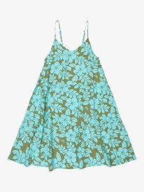 0 Sunlit Dreams - Tent Dress for Girls 4-16 Green ERGWD03273 Roxy