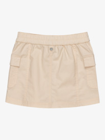 5 Glassy Horizon - Mini Skirt for Girls 4 - 16 Beige ERGWK03025 Roxy