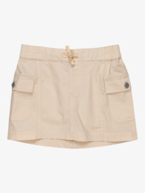 4 Glassy Horizon - Mini Skirt for Girls 4 - 16 Beige ERGWK03025 Roxy