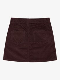 3 Rainfall - Mini Length Corduroy Skirt for Girls 4-16 Red ERGWK03028 Roxy