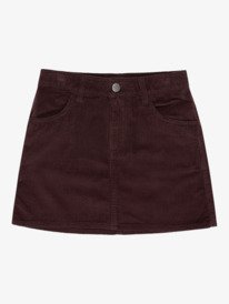 2 Rainfall - Mini Length Corduroy Skirt for Girls 4-16 Red ERGWK03028 Roxy