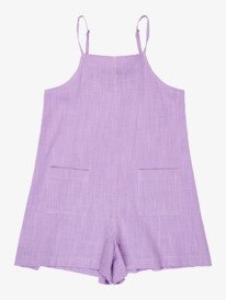 0 Lavender Haze - Macac&atilde;o com tiras para Raparigas 4-16 Roxo ERGWO03009 Roxy