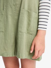 4 Lavender Haze - Vestitino Allacciato da Ragazza 4-16 Green ERGWO03009 Roxy