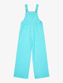 0 Ocean Glow - Wide Leg Jumpsuit for Girls 4-16 Blue ERGWO03012 Roxy